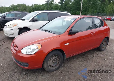 2008 Hyundai Accent Gs from USA, damaged, VIN KMHCM36C28U070250